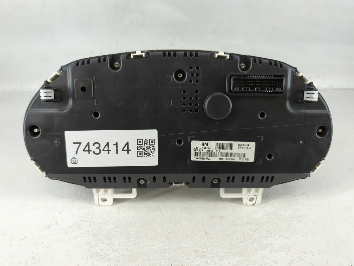 2012-2015 Nissan Rogue Instrument Cluster Speedometer Gauges P/N:24810 1VX5A Miles: Fits Fits 2012 2013 2014 2015 OEM Used A