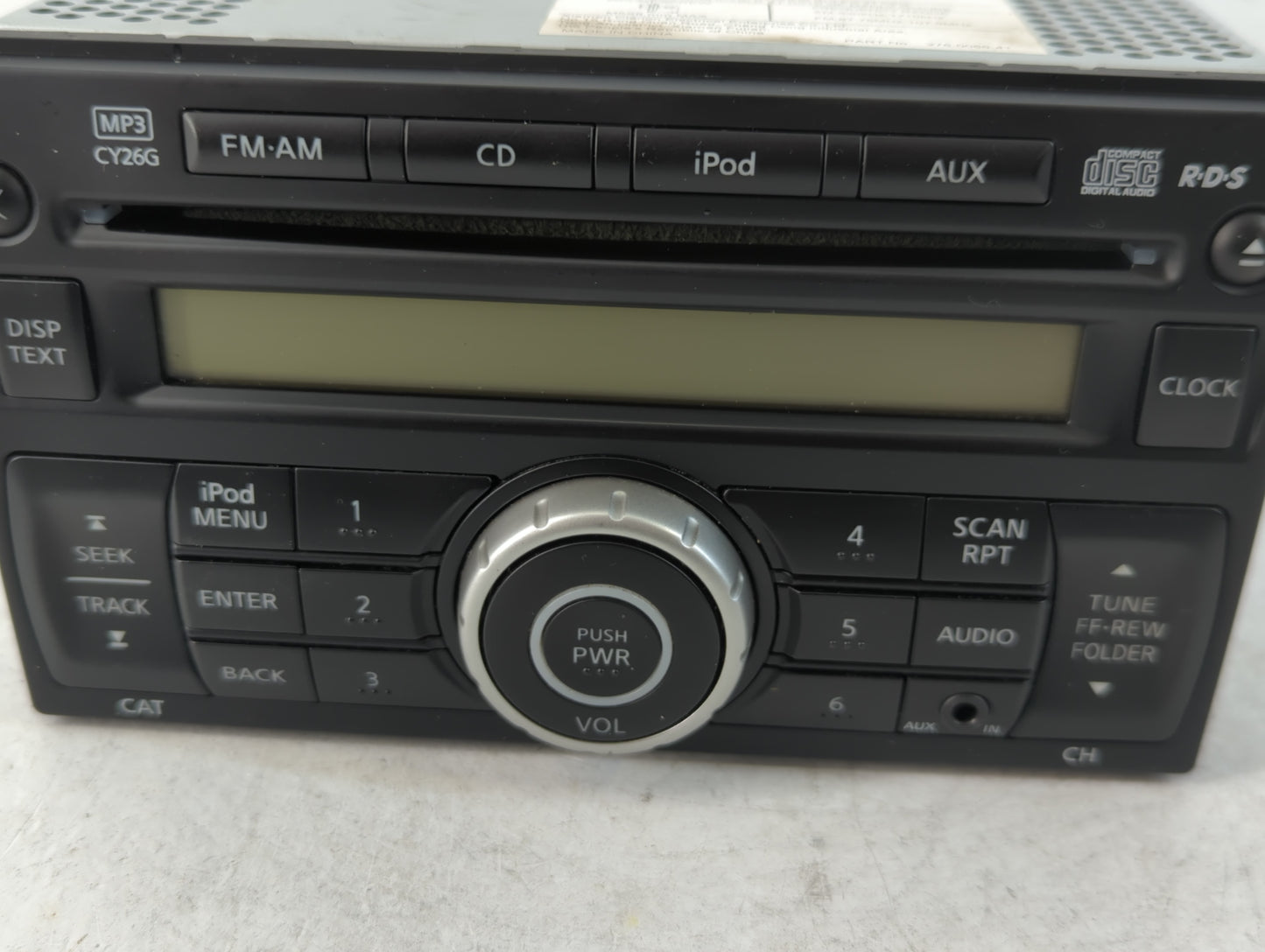 2011-2015 Nissan Rogue Radio AM FM Cd Player Receiver Replacement P/N:28185 1VK1A Fits Fits 2011 2012 2013 2014 2015 OEM Use