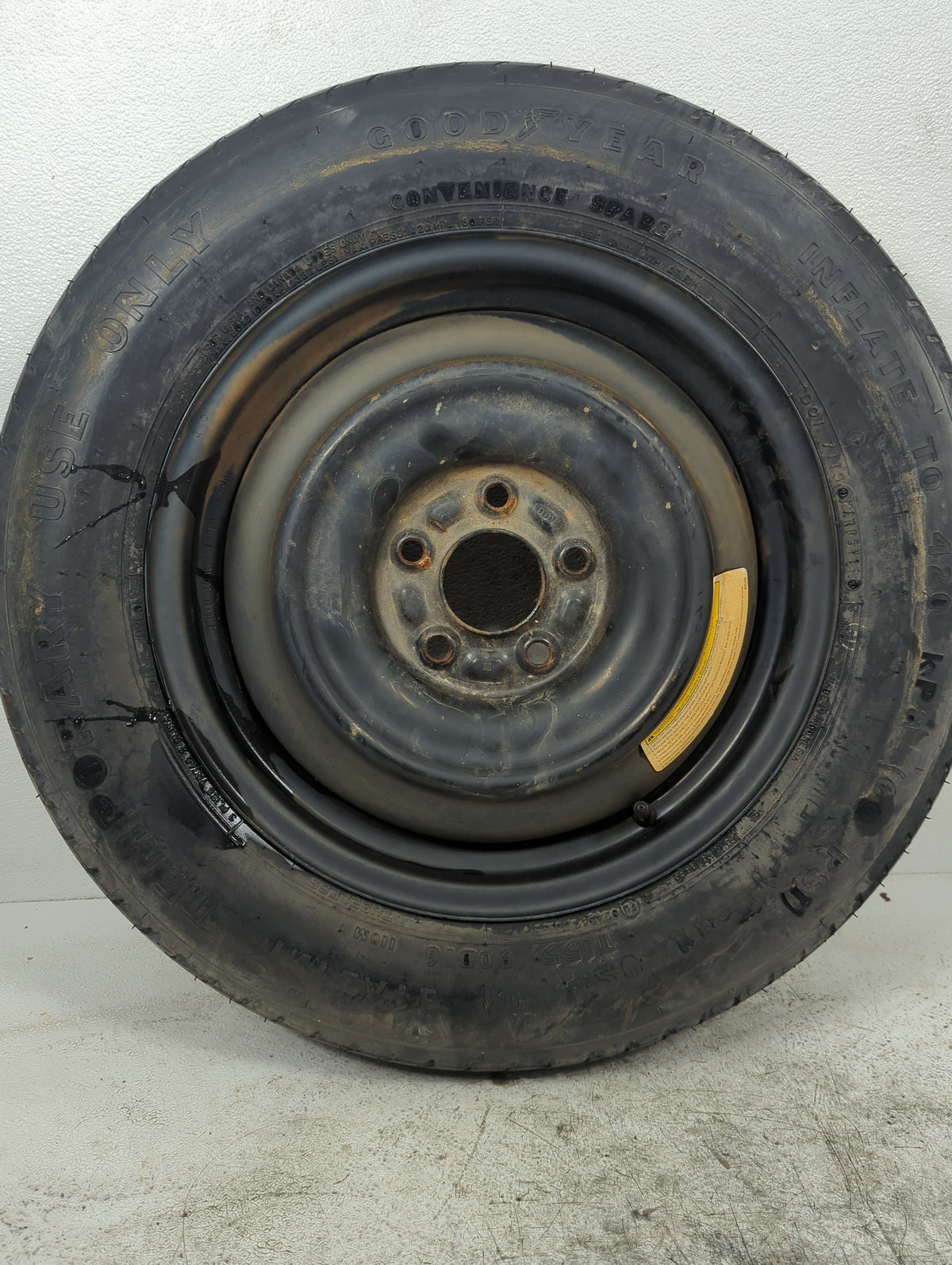 2010-2020 Nissan Rogue Spare Donut Tire Wheel Rim Oem 822279 - Oemusedautoparts1.com