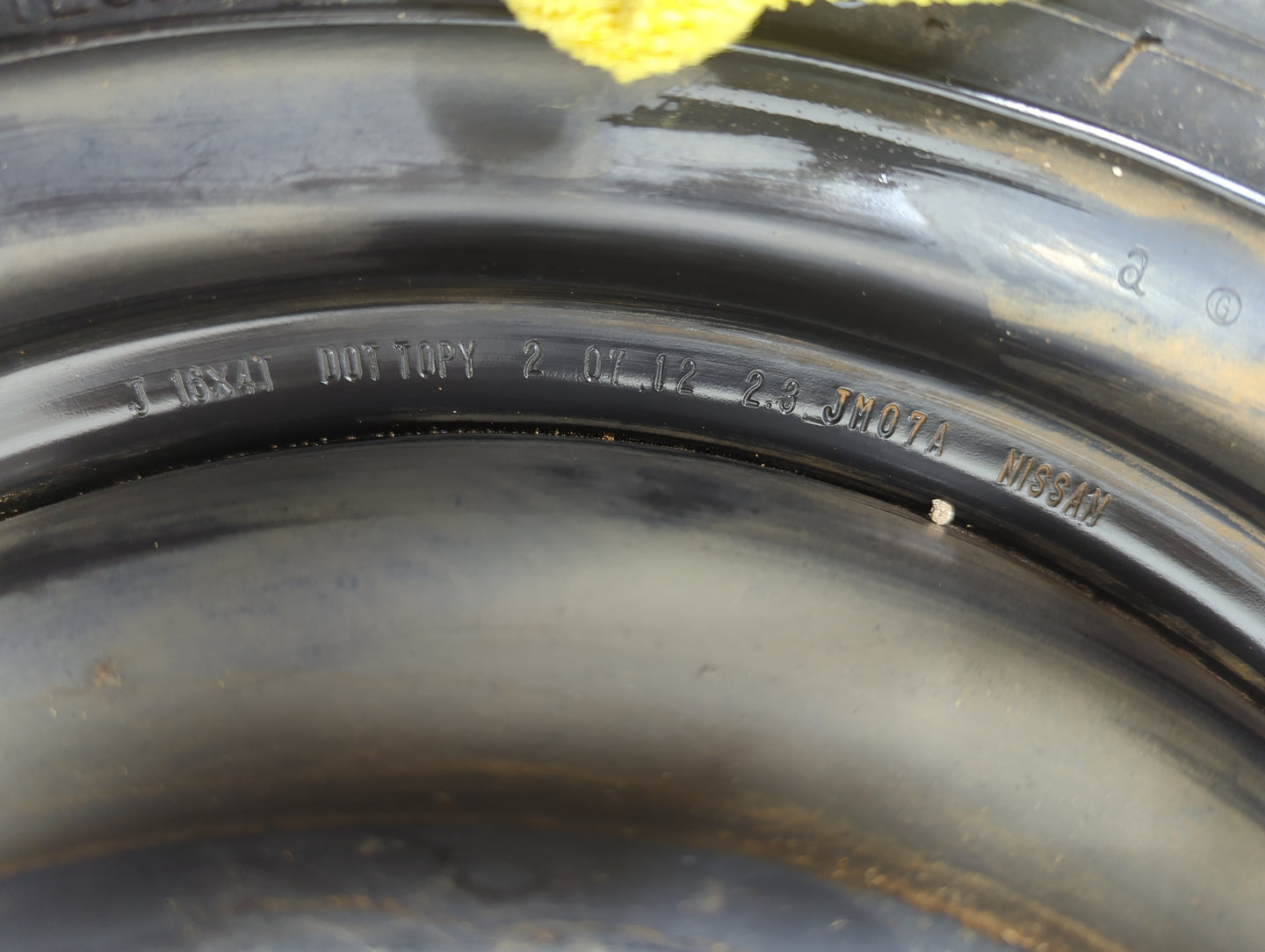 2010-2020 Nissan Rogue Spare Donut Tire Wheel Rim Oem 822279 - Oemusedautoparts1.com