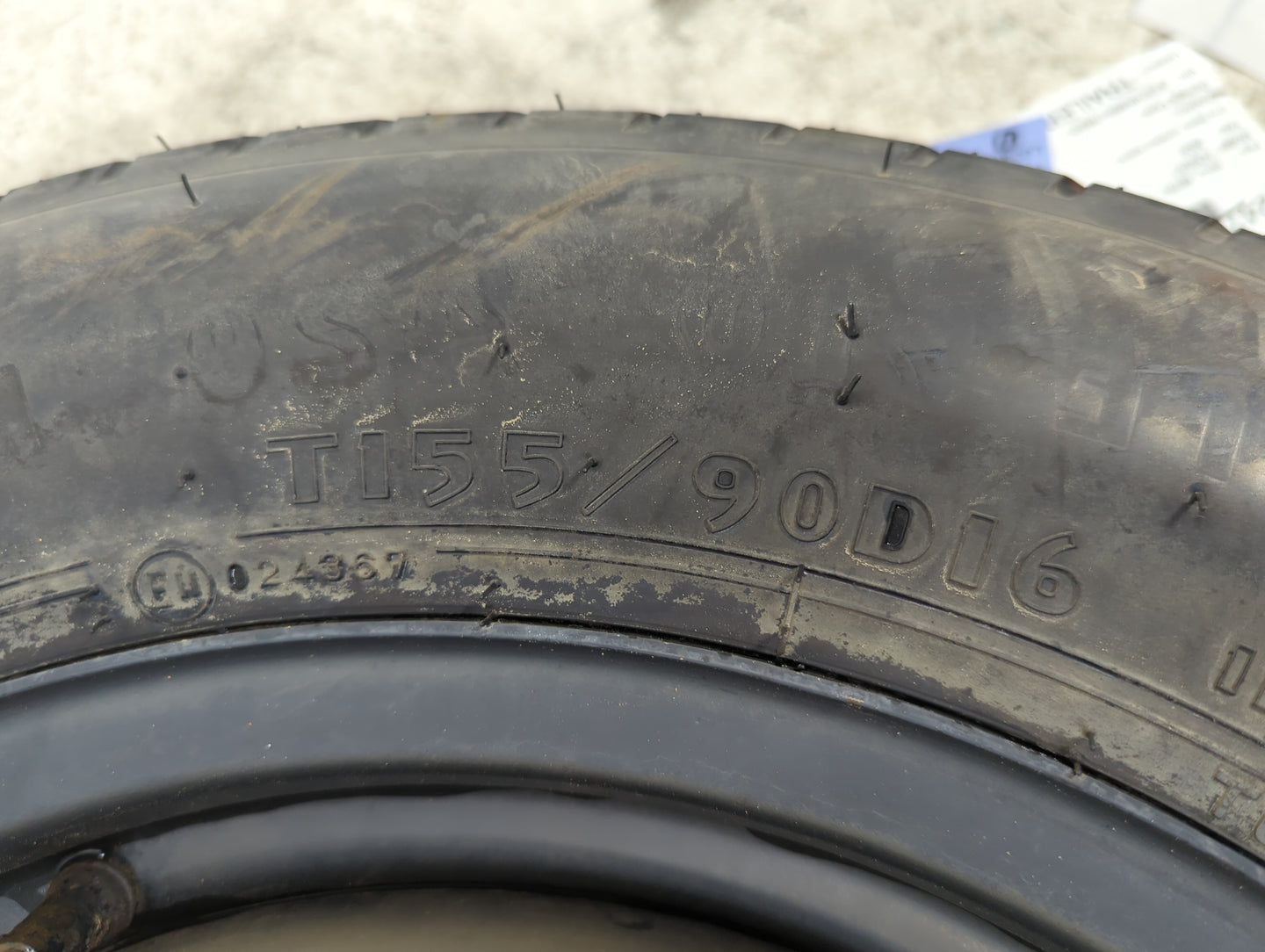 2010-2020 Nissan Rogue Spare Donut Tire Wheel Rim Oem 822279 - Oemusedautoparts1.com