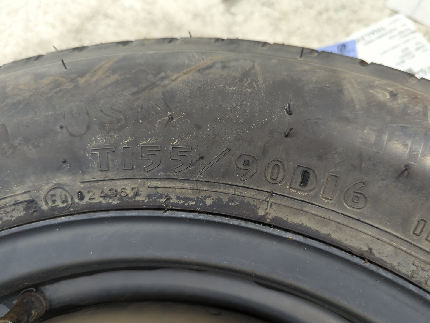 2010-2020 Nissan Rogue Spare Donut Tire Wheel Rim Oem 822279 - Oemusedautoparts1.com