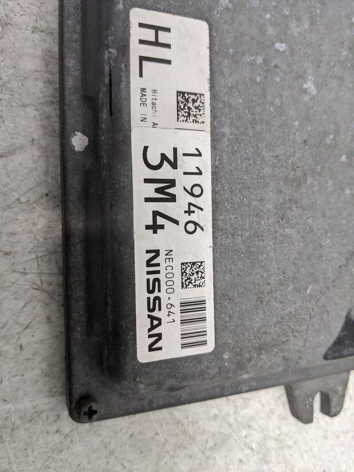 2012 Nissan Rogue PCM Engine Control Computer ECU ECM PCU OEM P/N:NEC000-641 Fits OEM Used Auto Parts - Oemusedautoparts1.co