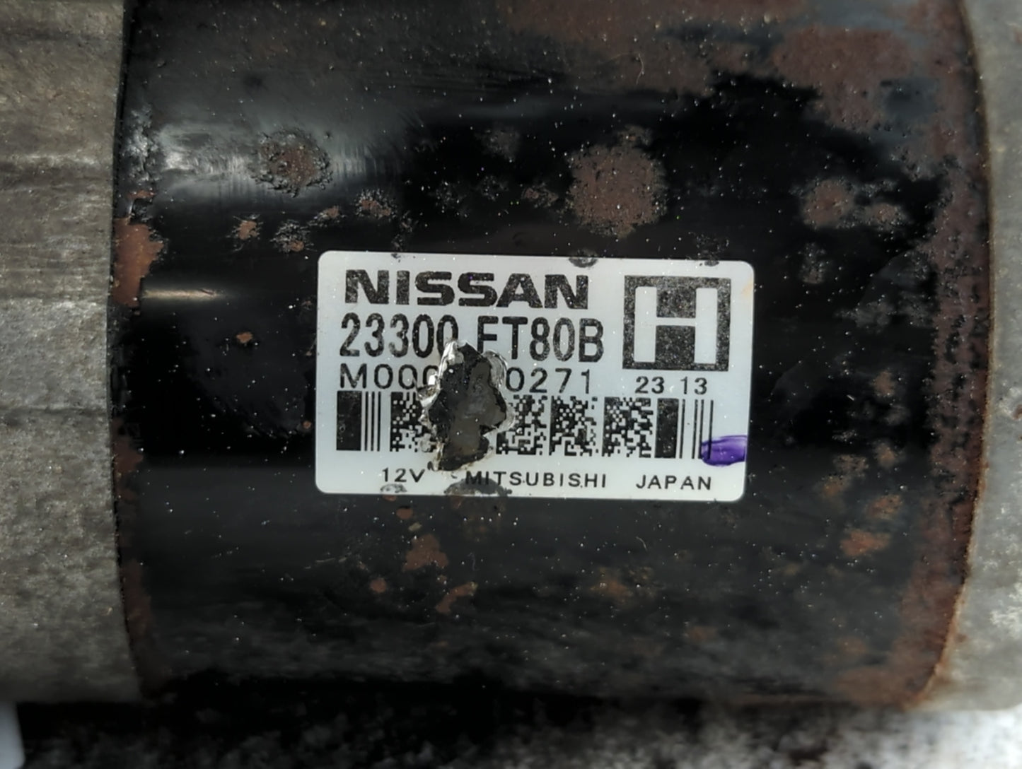 2008-2015 Nissan Rogue Car Starter Motor Solenoid OEM P/N:23300 FT80B Fits Fits 2008 2009 2010 2011 2012 2013 2014 2015 OEM 