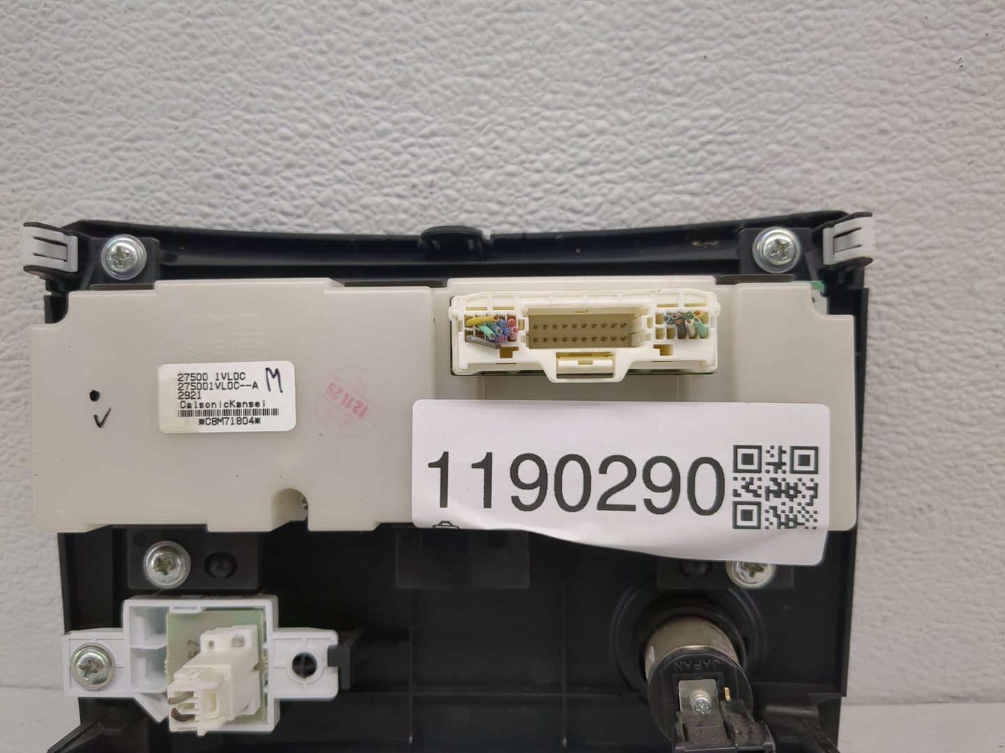 2012 Nissan Rogue Select Climate Control Module Temperature AC/Heater Replacement P/N:27500 1VL0B Fits Fits 2011 2013 2014 2