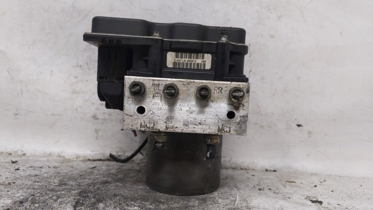 2012 Nissan Sentra ABS Pump Control Module Replacement P/N:0 265 951 641 47660 9AP0A Fits OEM Used Auto Parts - Oemusedautop