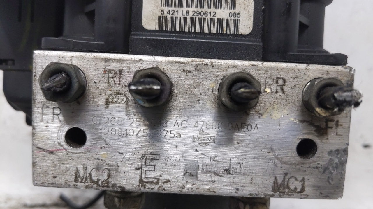 2012 Nissan Sentra ABS Pump Control Module Replacement P/N:0 265 951 641 47660 9AP0A Fits OEM Used Auto Parts - Oemusedautop