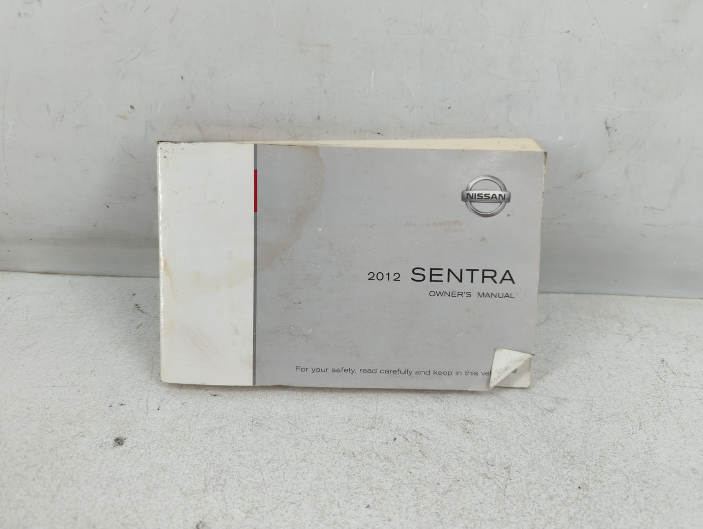 2012 Nissan Sentra Owners Manual Book Guide P/N:OM2E 0B16U2 OEM Used Auto Parts - Oemusedautoparts1.com