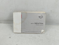 2012 Nissan Sentra Owners Manual Book Guide P/N:OM2E 0B16U2 OEM Used Auto Parts - Oemusedautoparts1.com