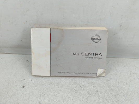 2012 Nissan Sentra Owners Manual Book Guide P/N:OM2E 0B16U2 OEM Used Auto Parts - Oemusedautoparts1.com