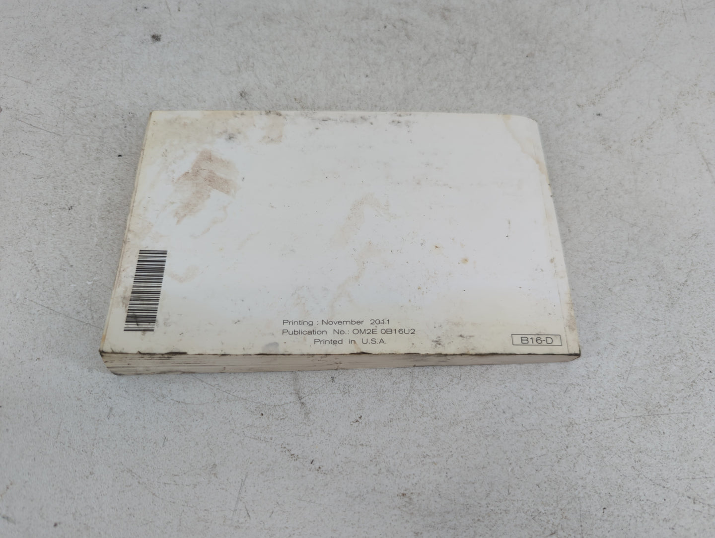 2012 Nissan Sentra Owners Manual Book Guide P/N:OM2E 0B16U2 OEM Used Auto Parts - Oemusedautoparts1.com