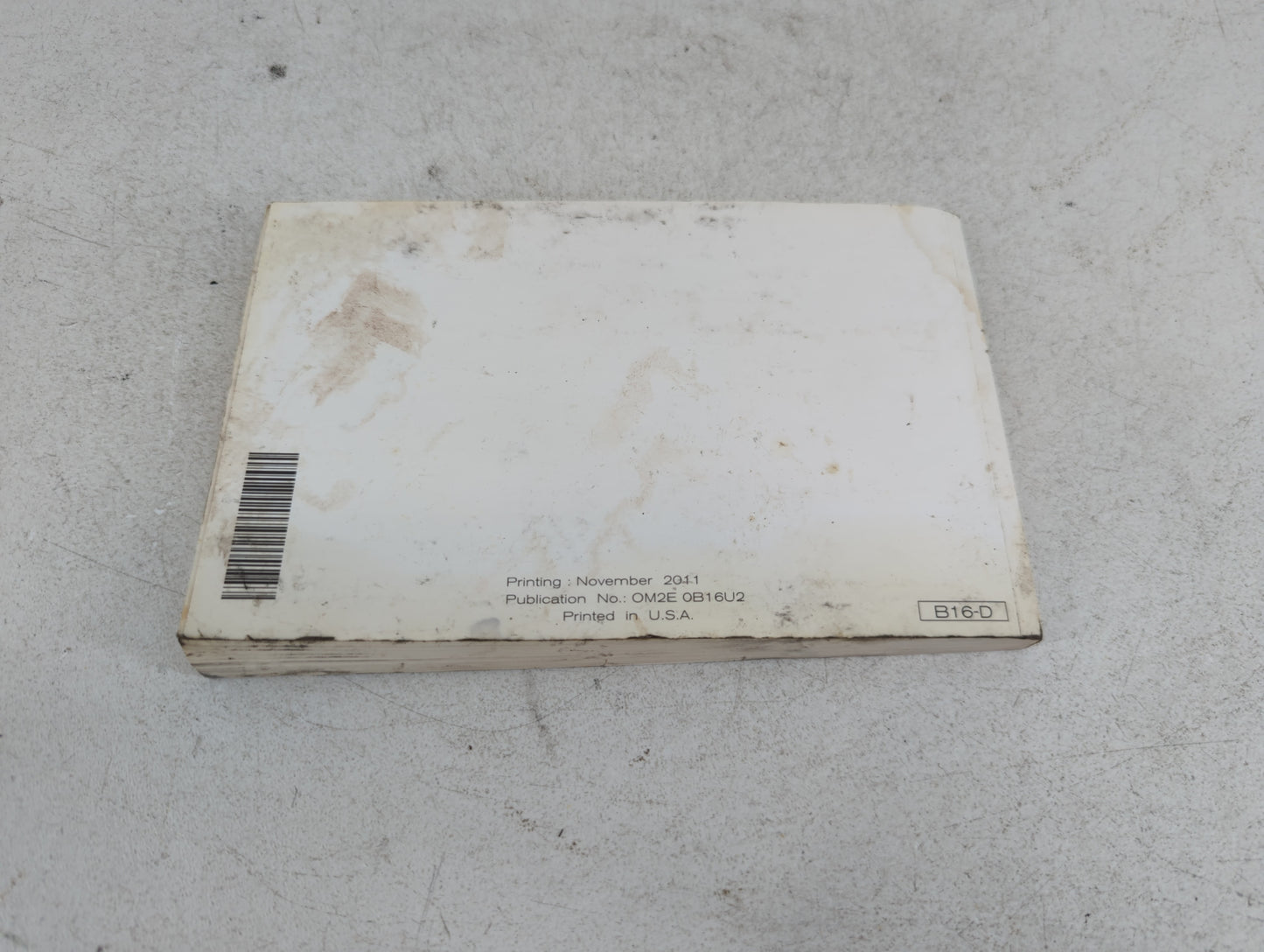 2012 Nissan Sentra Owners Manual Book Guide P/N:OM2E 0B16U2 OEM Used Auto Parts - Oemusedautoparts1.com