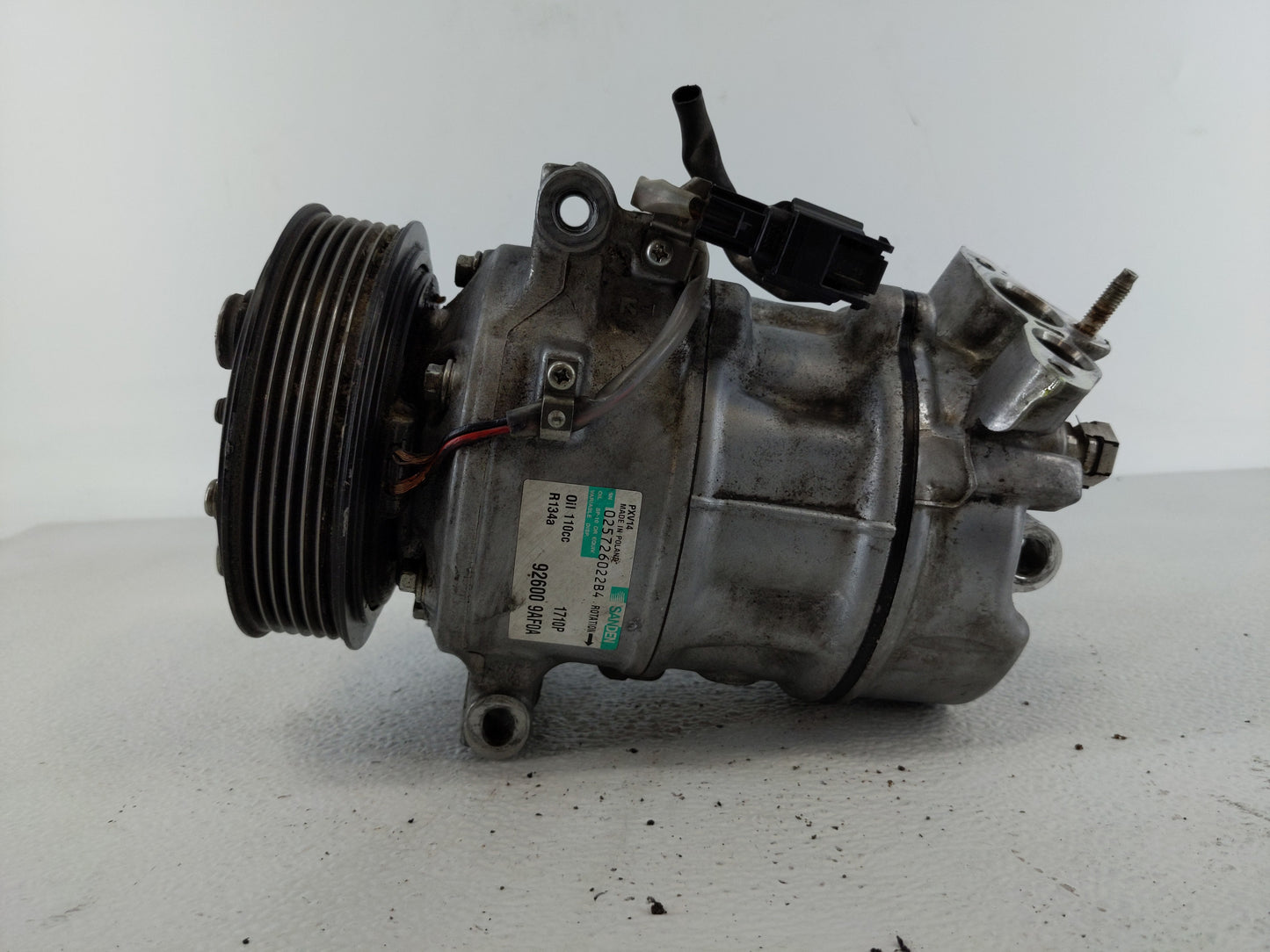 2007-2012 Nissan Sentra Air Conditioning A/c Ac Compressor Oem - Oemusedautoparts1.com
