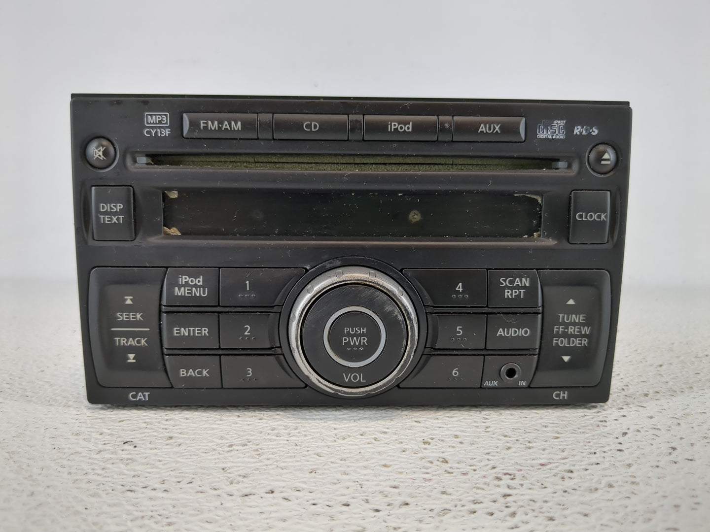 2012 Nissan Sentra Radio AM FM Cd Player Receiver Replacement P/N:28185 ZT50A Fits OEM Used Auto Parts - Oemusedautoparts1.c