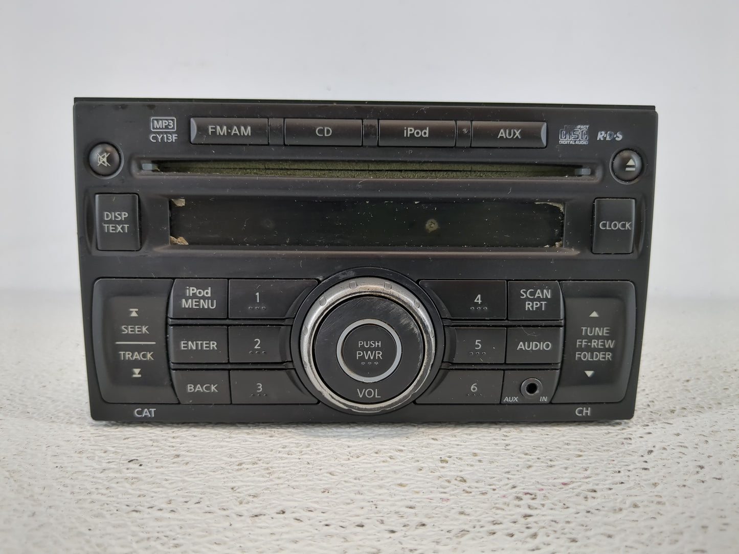 2012 Nissan Sentra Radio AM FM Cd Player Receiver Replacement P/N:28185 ZT50A Fits OEM Used Auto Parts - Oemusedautoparts1.c