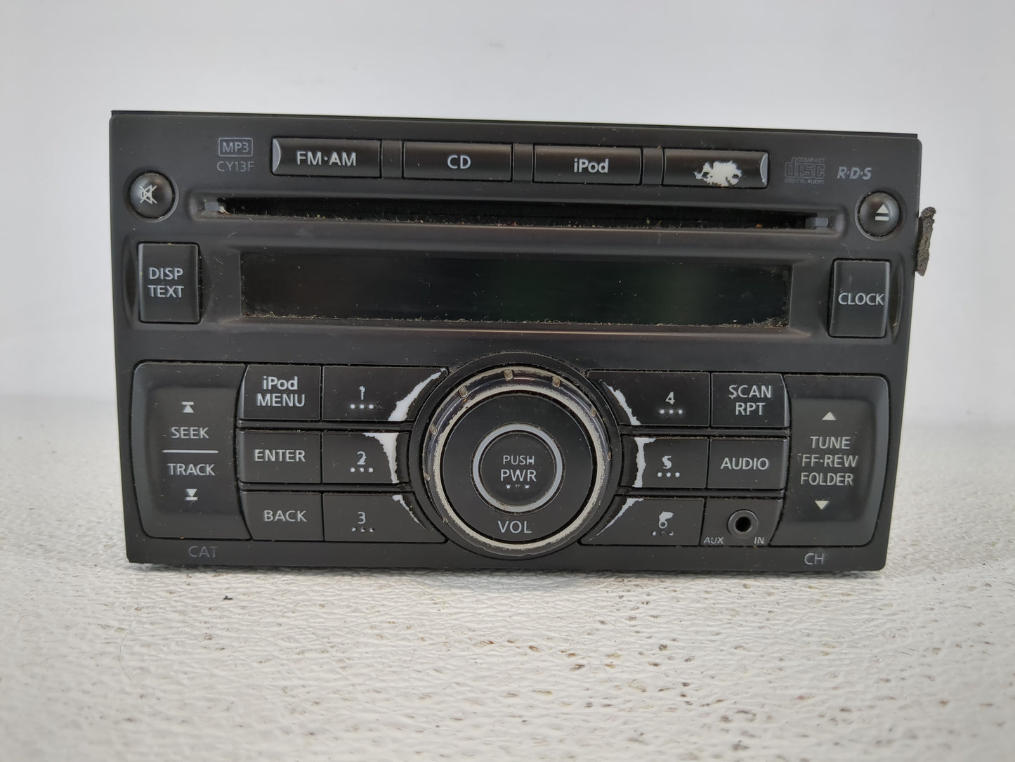 2010-2012 Nissan Sentra Radio AM FM Cd Player Receiver Replacement P/N:28185 ZT50A Fits Fits 2010 2011 2012 OEM Used Auto Pa