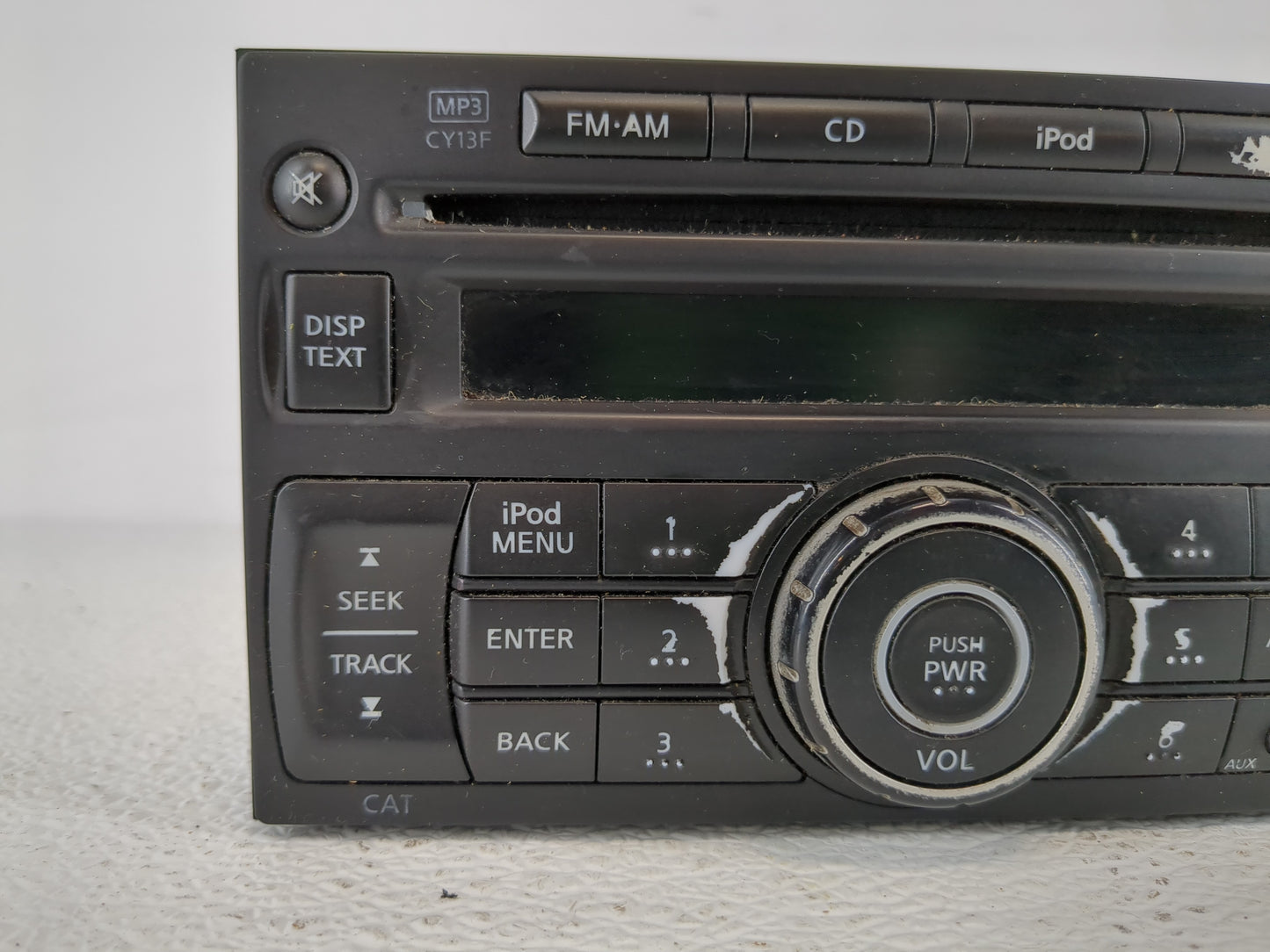 2010-2012 Nissan Sentra Radio AM FM Cd Player Receiver Replacement P/N:28185 ZT50A Fits Fits 2010 2011 2012 OEM Used Auto Pa