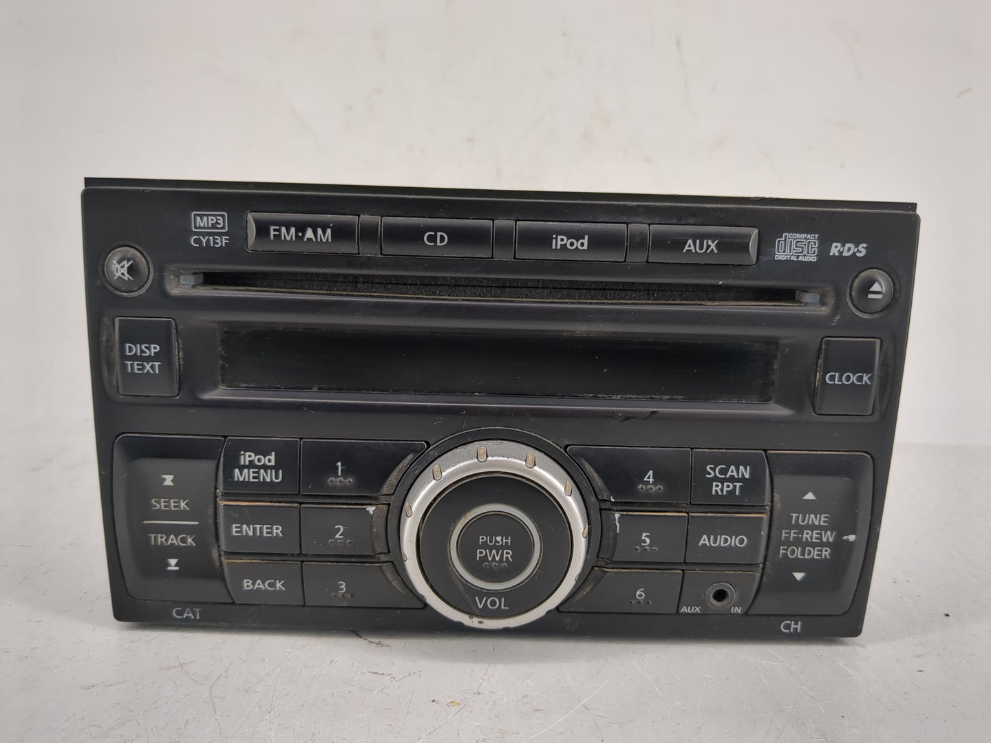 2010-2012 Nissan Sentra Radio AM FM Cd Player Receiver Replacement P/N:28185 ZT50A Fits Fits 2010 2011 2012 OEM Used Auto Pa