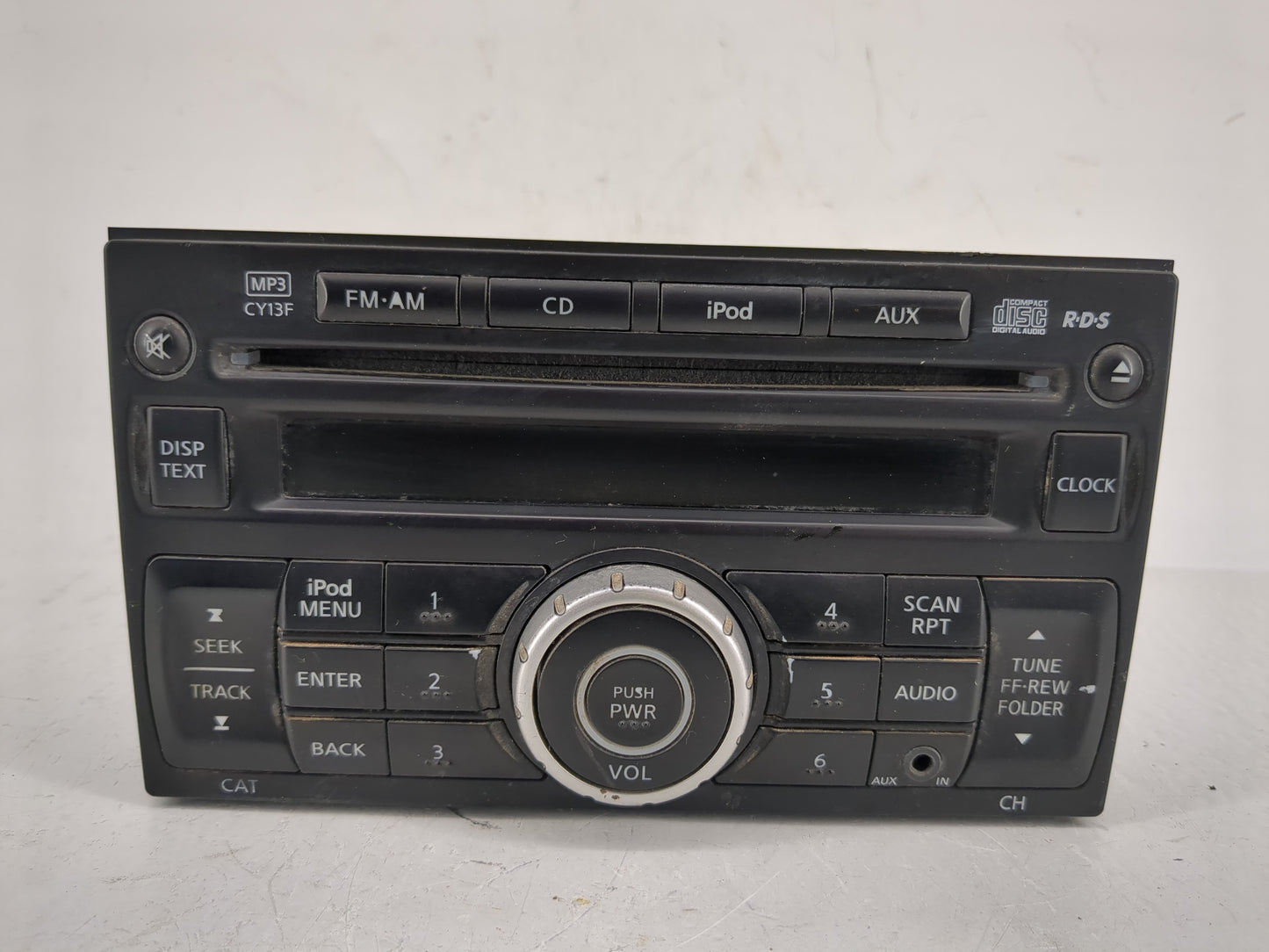 2010-2012 Nissan Sentra Radio AM FM Cd Player Receiver Replacement P/N:28185 ZT50A Fits Fits 2010 2011 2012 OEM Used Auto Pa