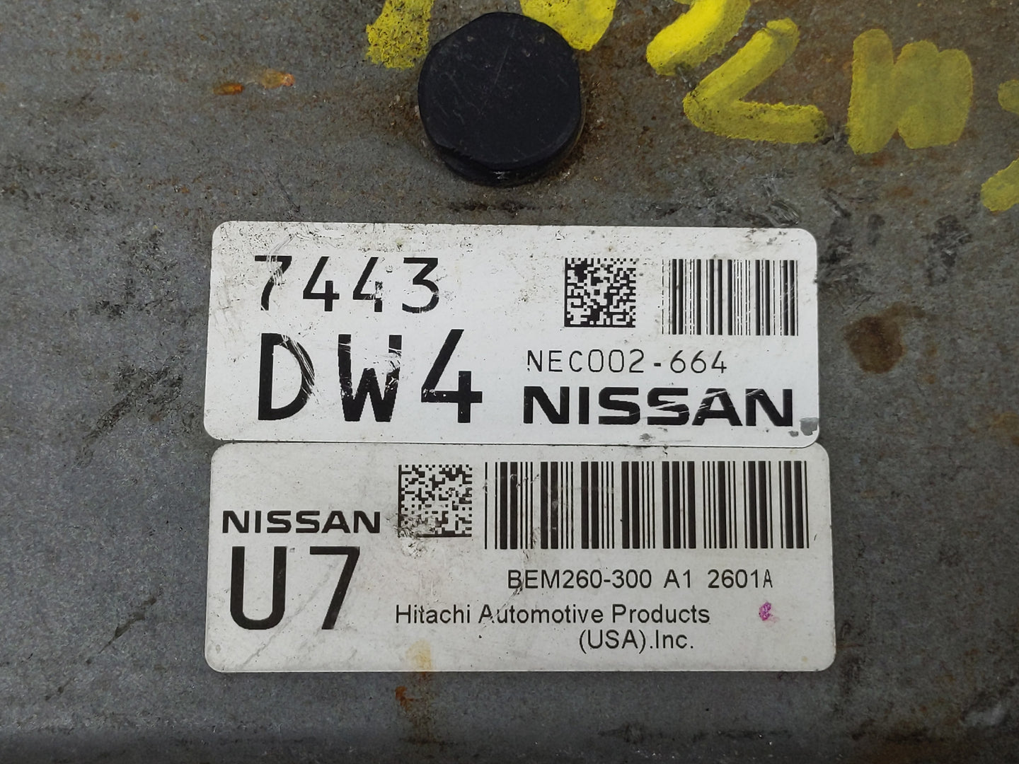 2011-2012 Nissan Sentra PCM Engine Control Computer ECU ECM PCU OEM P/N:NEC002-664 Fits Fits 2011 2012 OEM Used Auto Parts -