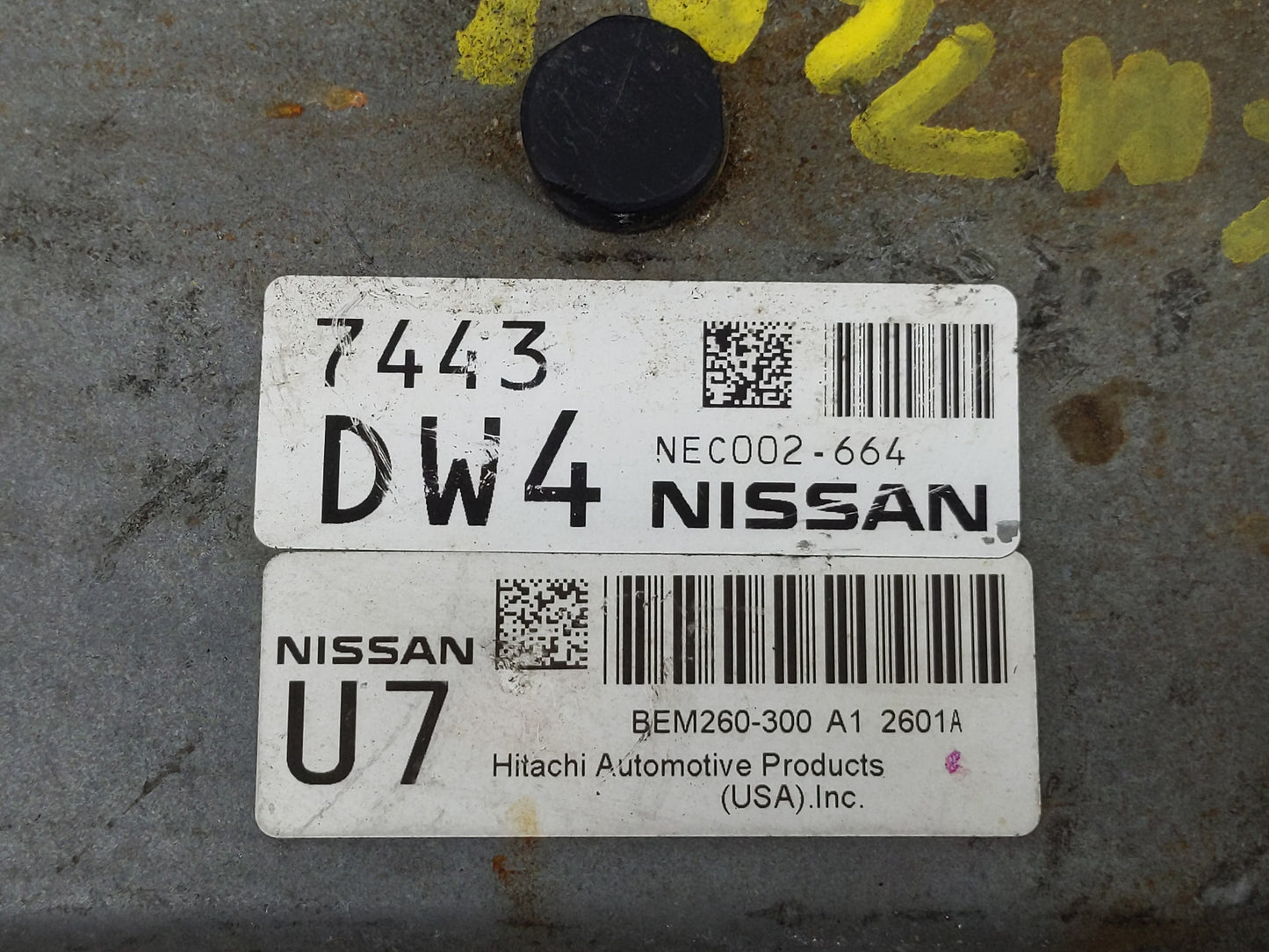 2011-2012 Nissan Sentra PCM Engine Control Computer ECU ECM PCU OEM P/N:NEC002-664 Fits Fits 2011 2012 OEM Used Auto Parts -