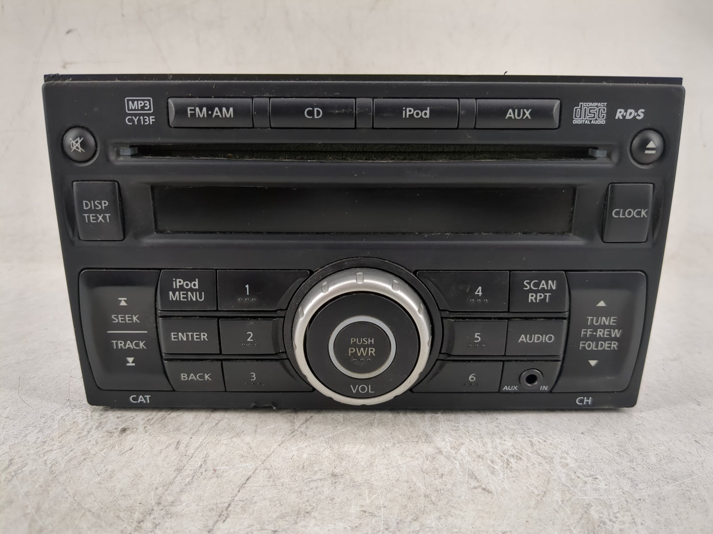 2010-2012 Nissan Sentra Radio AM FM Cd Player Receiver Replacement P/N:28185 ZT50A Fits Fits 2010 2011 2012 OEM Used Auto Pa