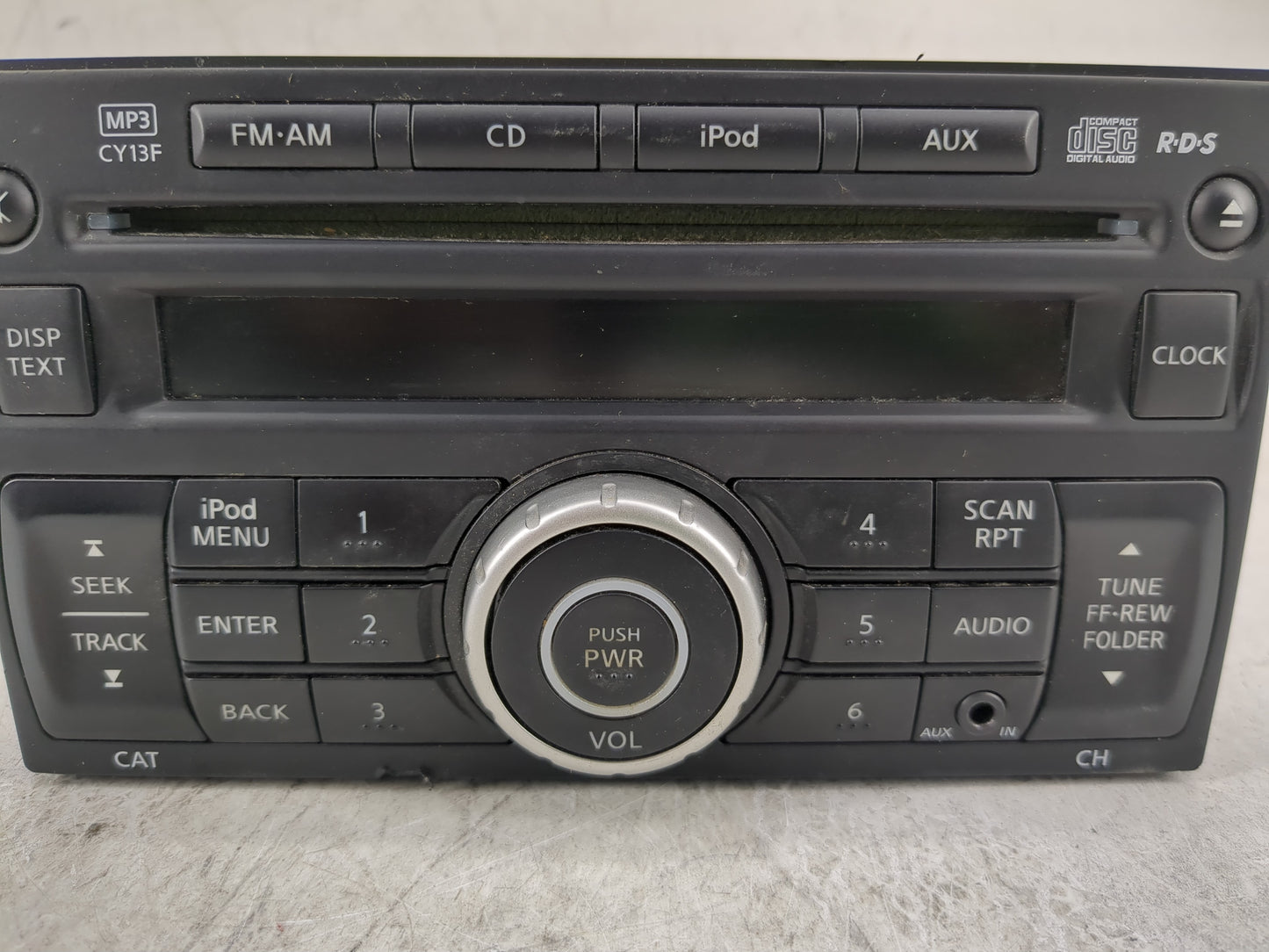2010-2012 Nissan Sentra Radio AM FM Cd Player Receiver Replacement P/N:28185 ZT50A Fits Fits 2010 2011 2012 OEM Used Auto Pa