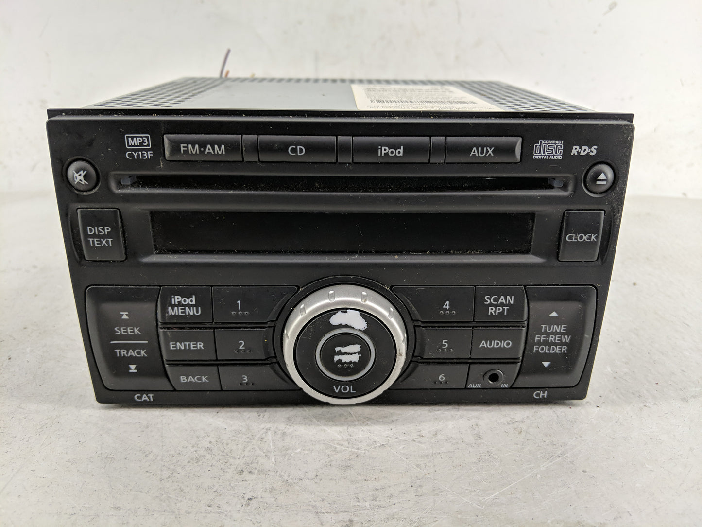 2010-2012 Nissan Sentra Radio AM FM Cd Player Receiver Replacement P/N:28185 ZT50A Fits Fits 2010 2011 2012 OEM Used Auto Pa