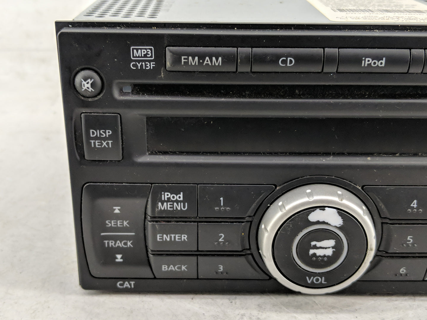 2010-2012 Nissan Sentra Radio AM FM Cd Player Receiver Replacement P/N:28185 ZT50A Fits Fits 2010 2011 2012 OEM Used Auto Pa