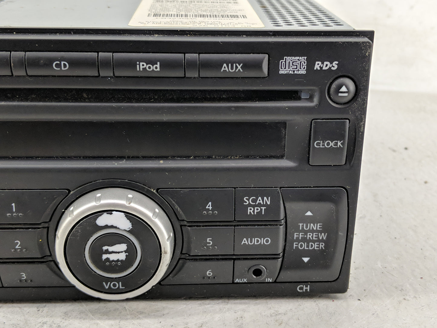 2010-2012 Nissan Sentra Radio AM FM Cd Player Receiver Replacement P/N:28185 ZT50A Fits Fits 2010 2011 2012 OEM Used Auto Pa
