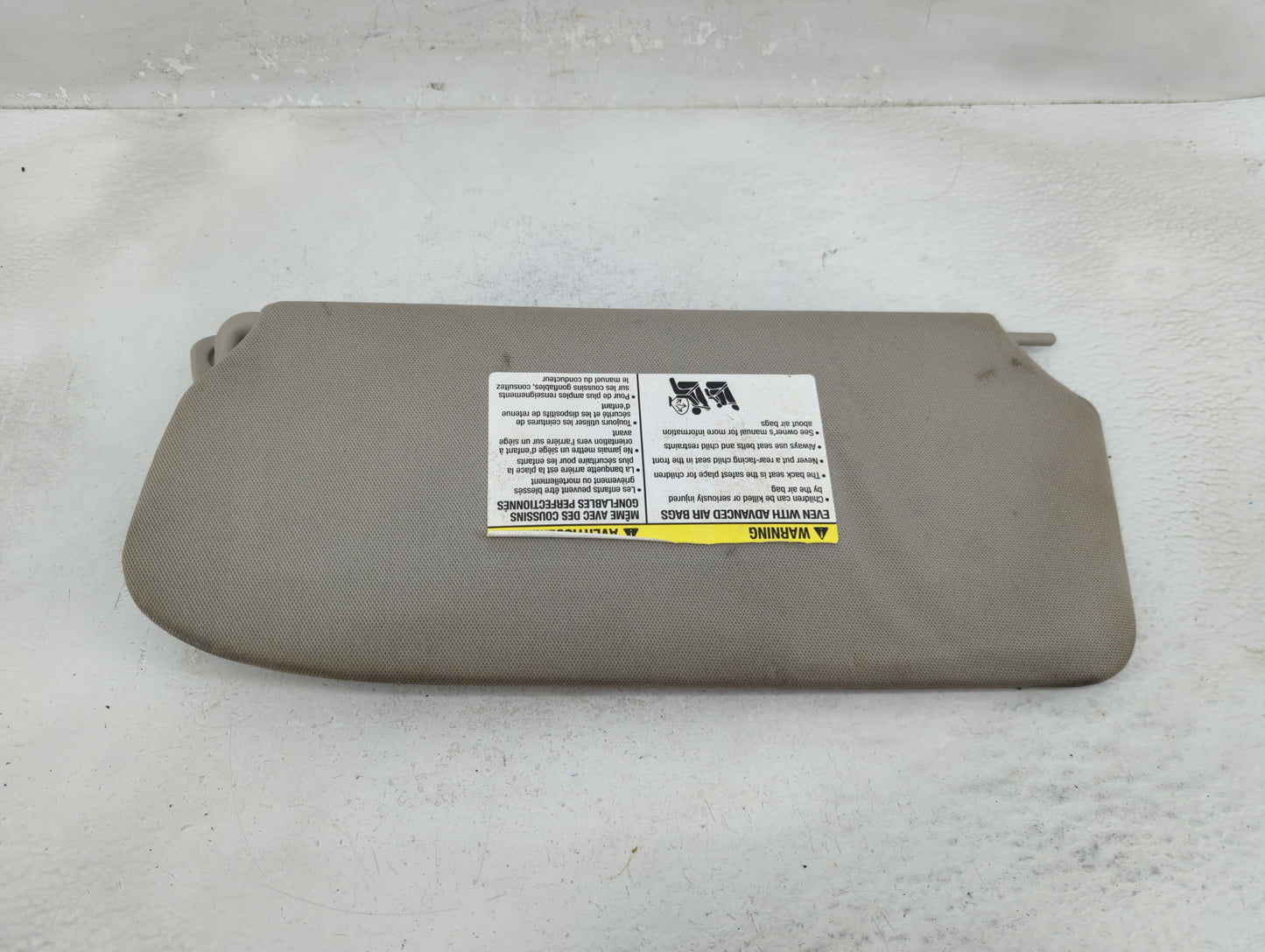 2011-2012 Nissan Sentra Sun Visor Shade Replacement Passenger Right Mirror Fits Fits 2011 2012 OEM Used Auto Parts - Oemused