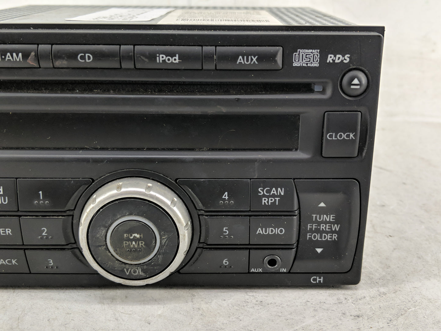 2010-2012 Nissan Sentra Radio AM FM Cd Player Receiver Replacement P/N:28185 ZT50A Fits Fits 2010 2011 2012 OEM Used Auto Pa
