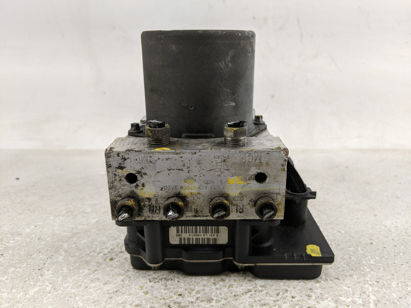 2012 Nissan Sentra ABS Pump Control Module Replacement P/N:47660 9AF0A 0 265 251 613 Fits OEM Used Auto Parts - Oemusedautop