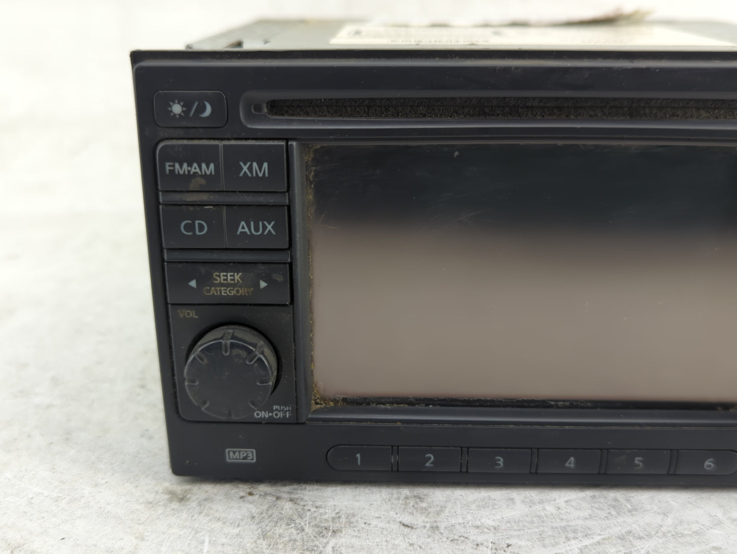 2010-2012 Nissan Sentra Radio AM FM Cd Player Receiver Replacement P/N:25915ZW84A 7 612 830 232 Fits Fits 2010 2011 2012 OEM
