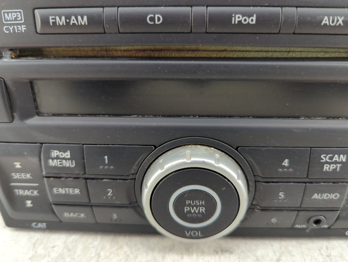 2010-2012 Nissan Sentra Radio AM FM Cd Player Receiver Replacement P/N:28185-ZT50A Fits Fits 2010 2011 2012 OEM Used Auto Pa