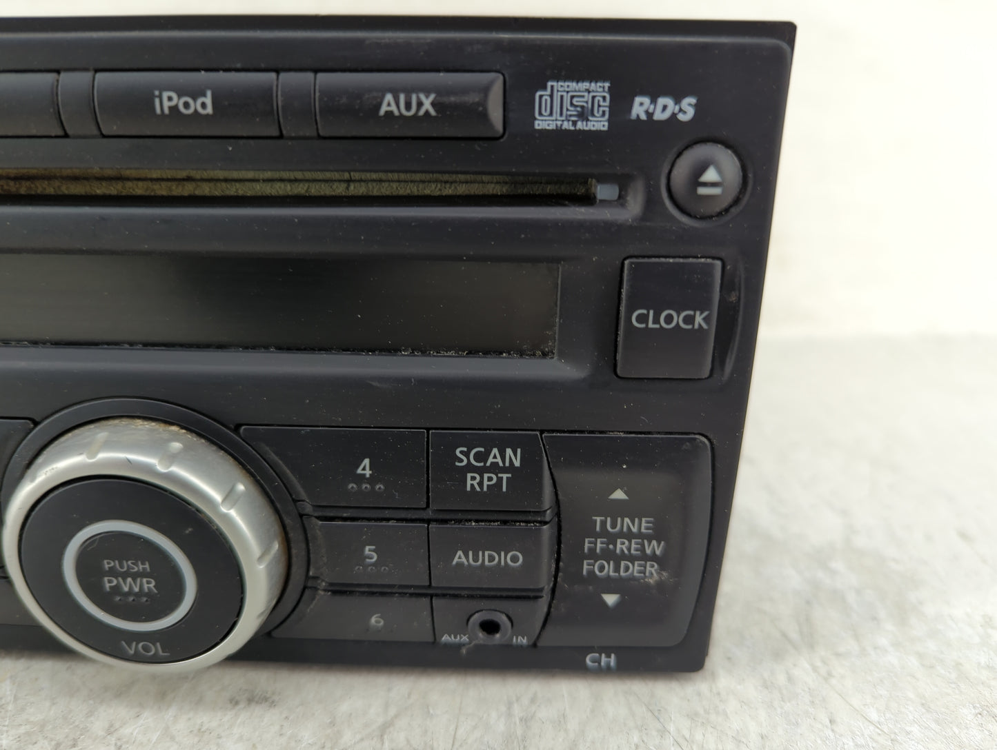 2010-2012 Nissan Sentra Radio AM FM Cd Player Receiver Replacement P/N:28185-ZT50A Fits Fits 2010 2011 2012 OEM Used Auto Pa