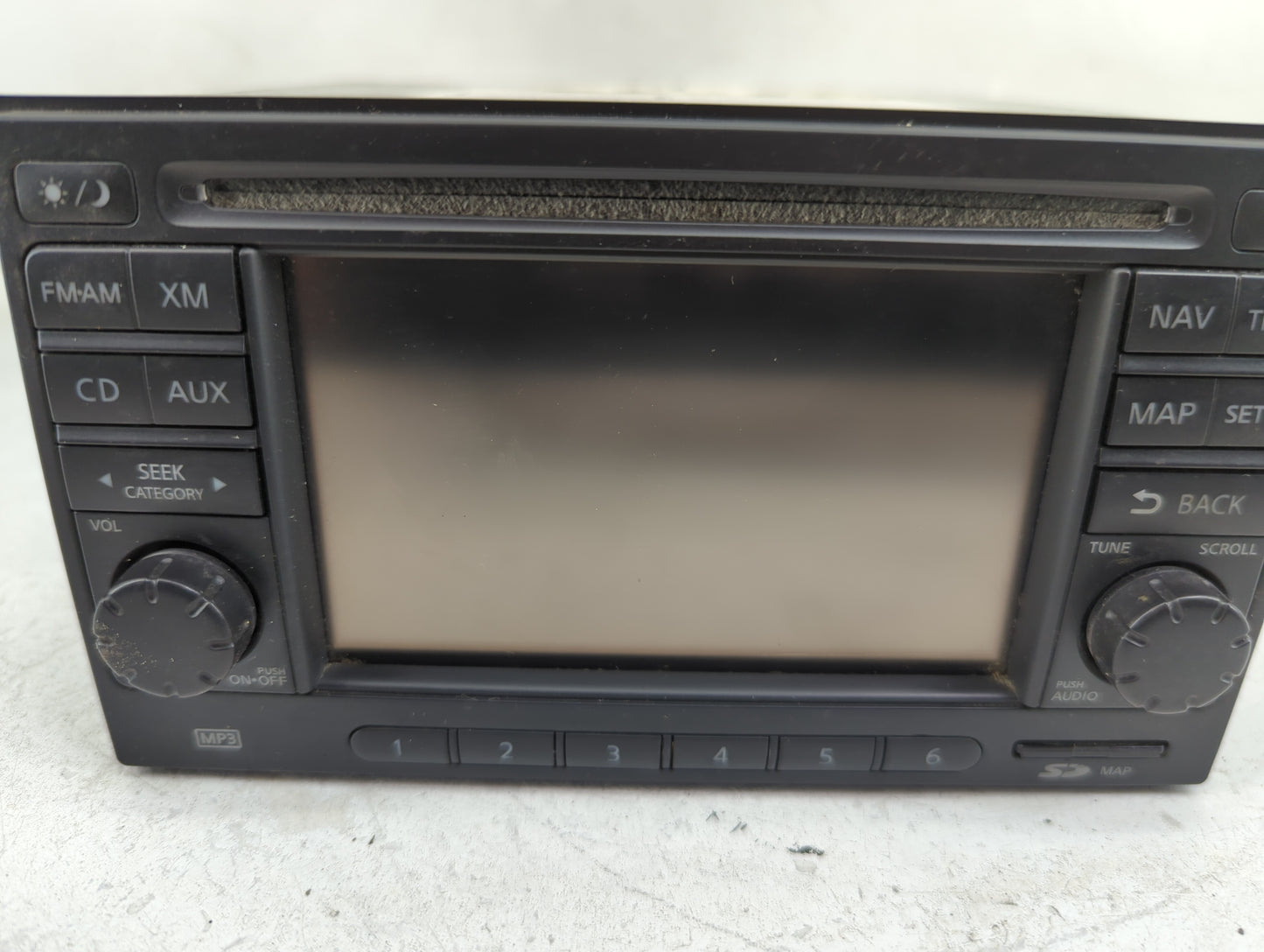 2012 Nissan Sentra Radio AM FM Cd Player Receiver Replacement P/N:7612830081 25915ZW82A Fits OEM Used Auto Parts - Oemusedau