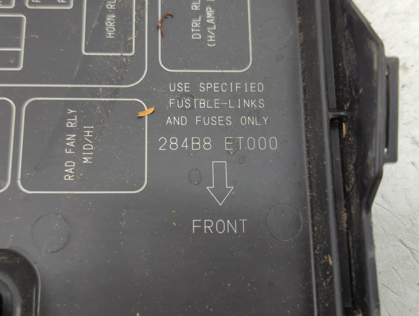 2007-2012 Nissan Sentra Fusebox Fuse Box Panel Relay Module P/N:284B8 ET000 284B6 ET03A Fits Fits 2007 2008 2009 2010 2011 2