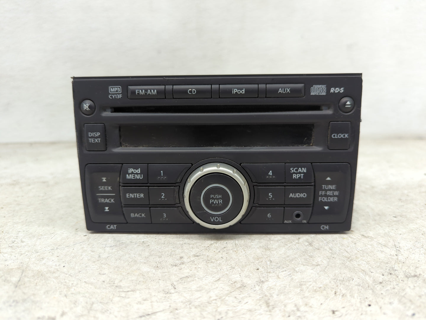 2010-2012 Nissan Sentra Radio AM FM Cd Player Receiver Replacement P/N:28185ZT50A PN-3236M Fits Fits 2010 2011 2012 OEM Used