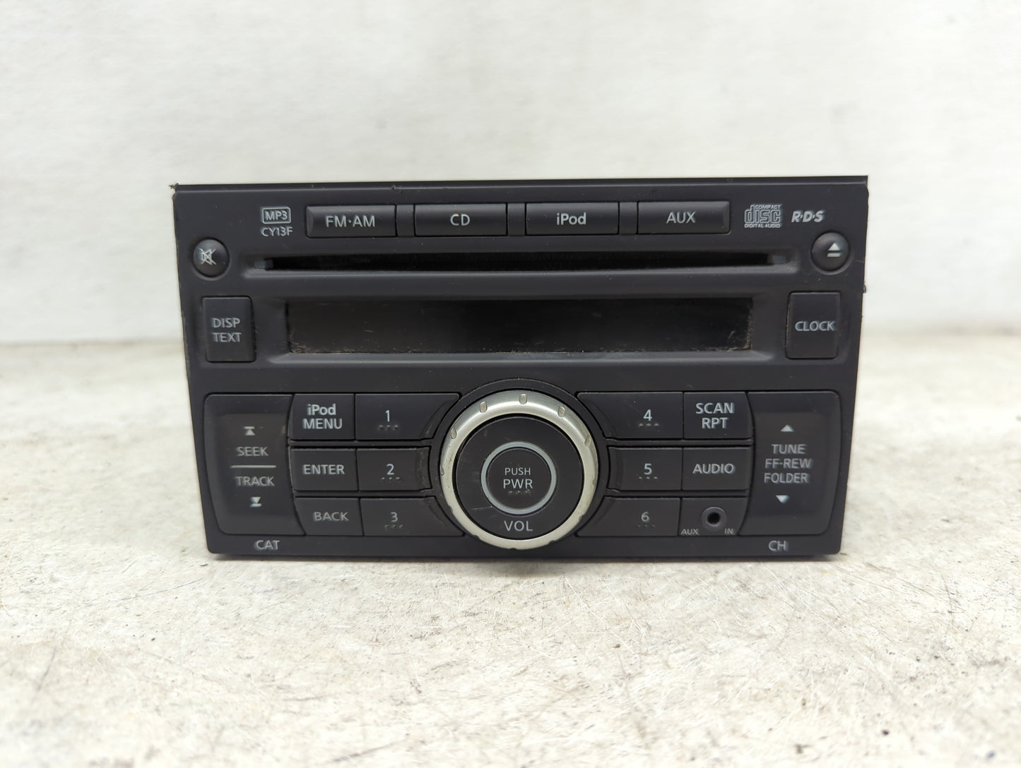 2010-2012 Nissan Sentra Radio AM FM Cd Player Receiver Replacement P/N:28185ZT50A PN-3236M Fits Fits 2010 2011 2012 OEM Used