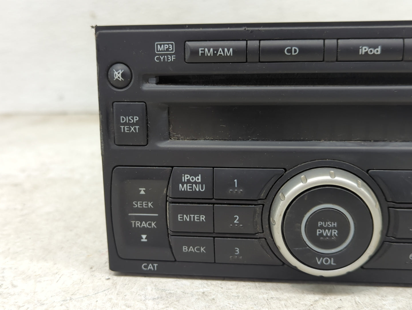 2010-2012 Nissan Sentra Radio AM FM Cd Player Receiver Replacement P/N:28185ZT50A PN-3236M Fits Fits 2010 2011 2012 OEM Used
