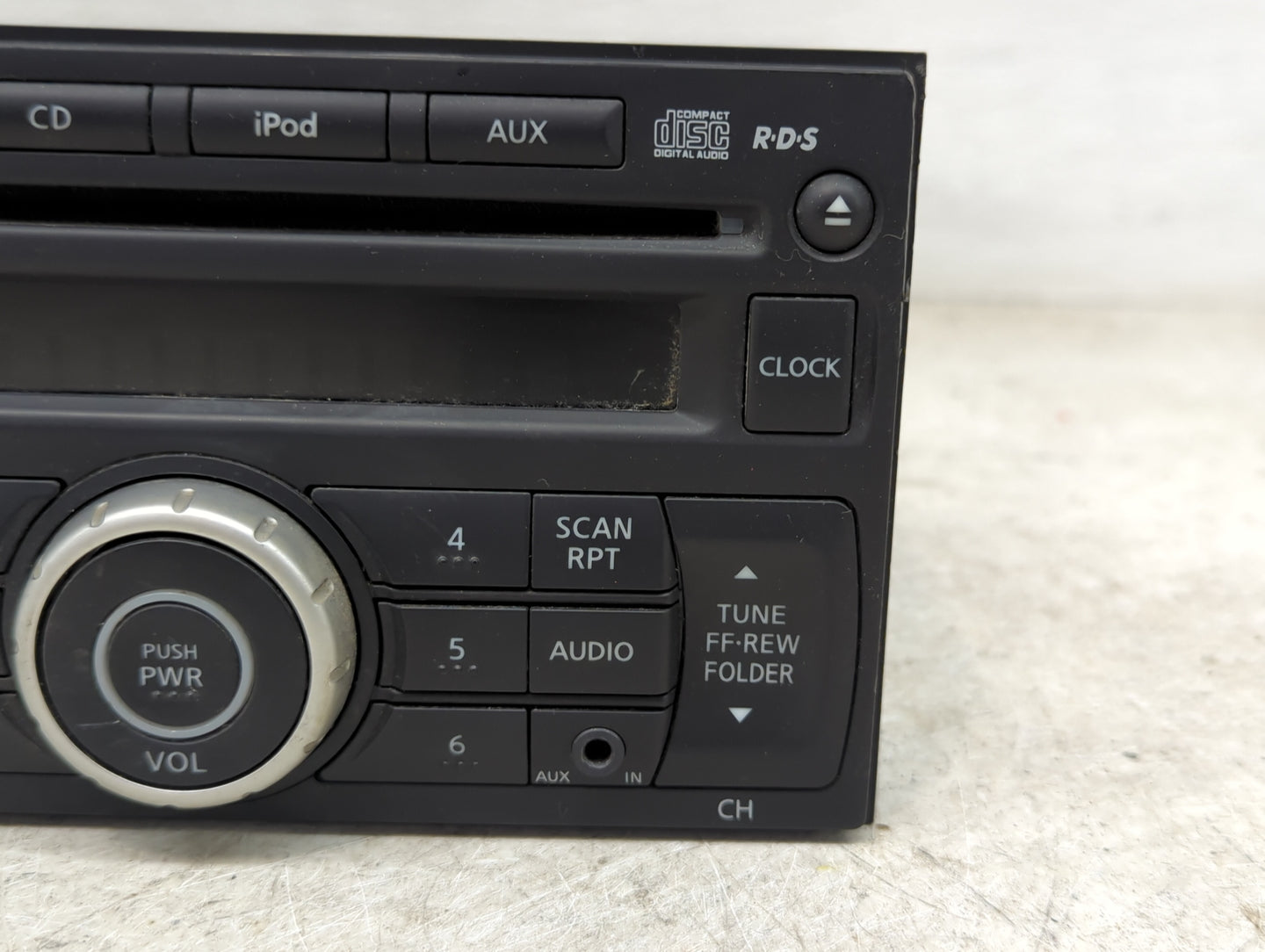 2010-2012 Nissan Sentra Radio AM FM Cd Player Receiver Replacement P/N:28185ZT50A PN-3236M Fits Fits 2010 2011 2012 OEM Used