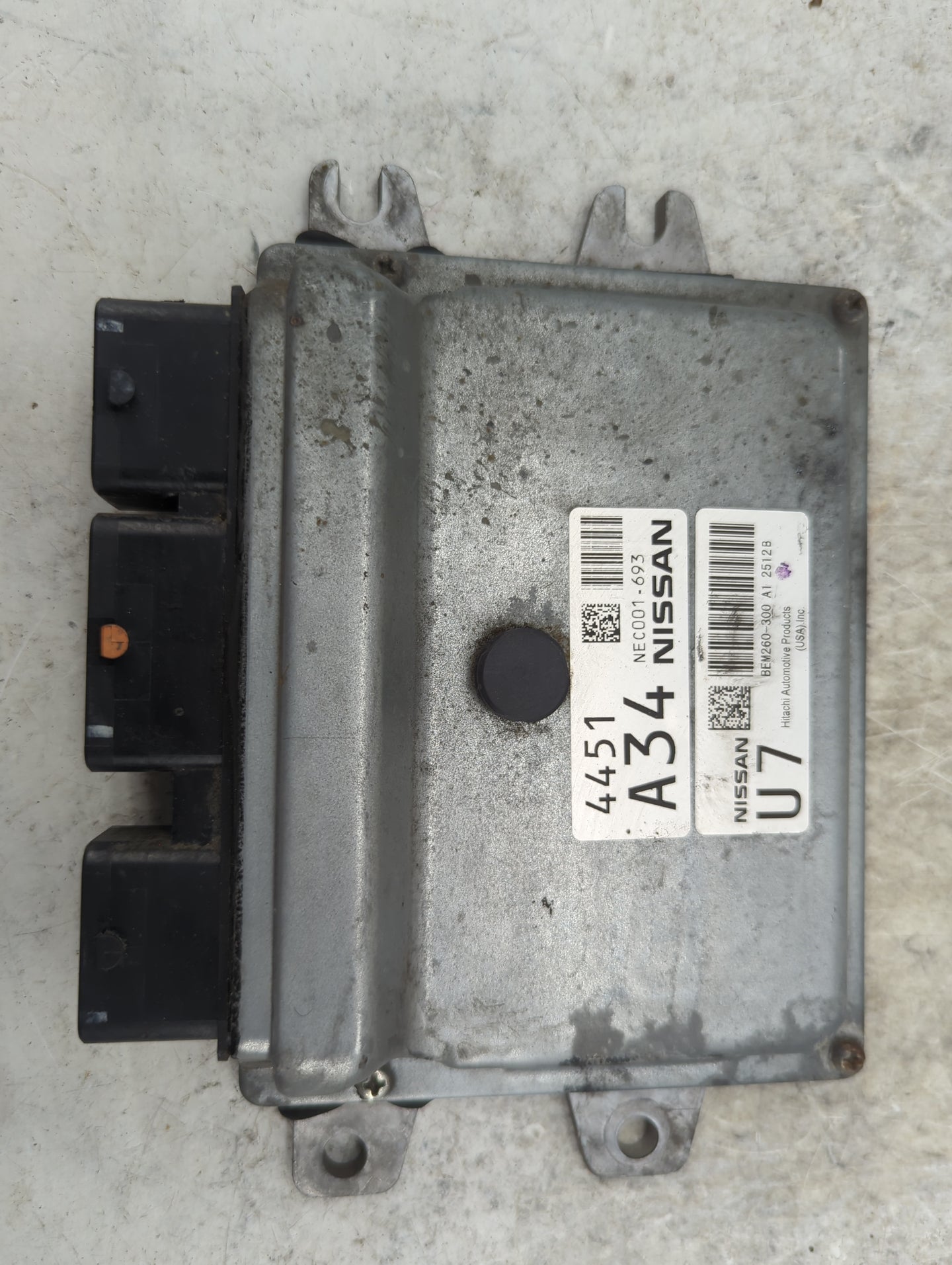 2011-2012 Nissan Sentra PCM Engine Control Computer ECU ECM PCU OEM P/N:NEC001-693 BEM260-300 A1 Fits Fits 2011 2012 OEM Use