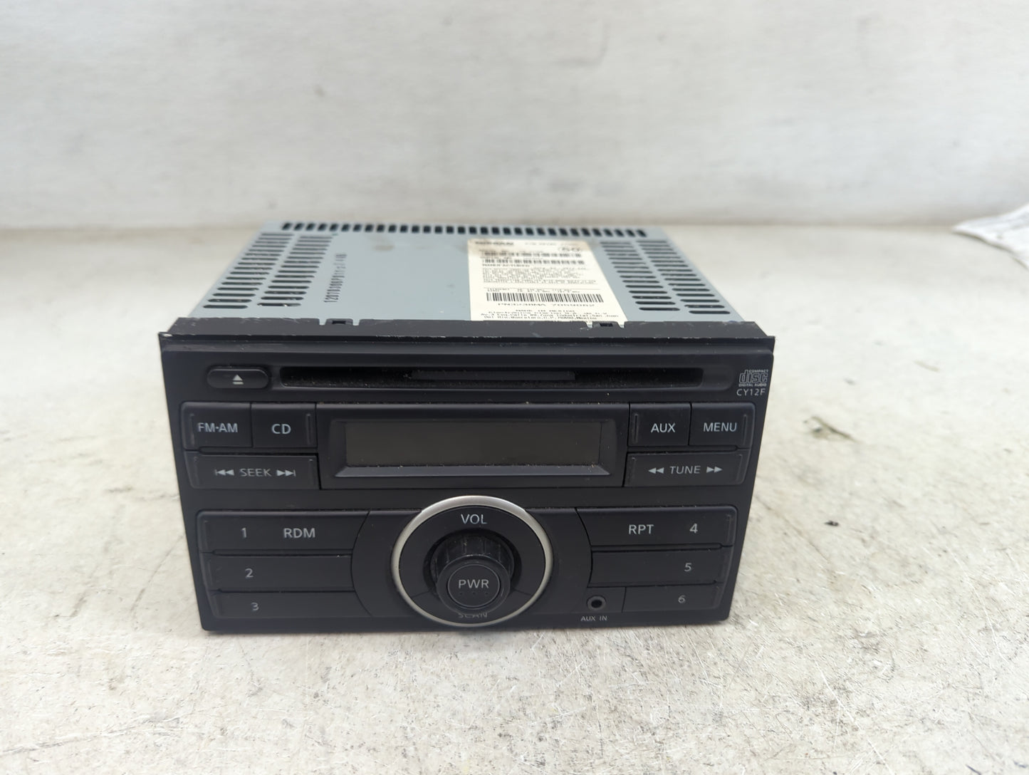 2010-2012 Nissan Sentra Radio AM FM Cd Player Receiver Replacement P/N:28185ZT50D PN-3238M, PN3238MA Fits Fits 2010 2011 201