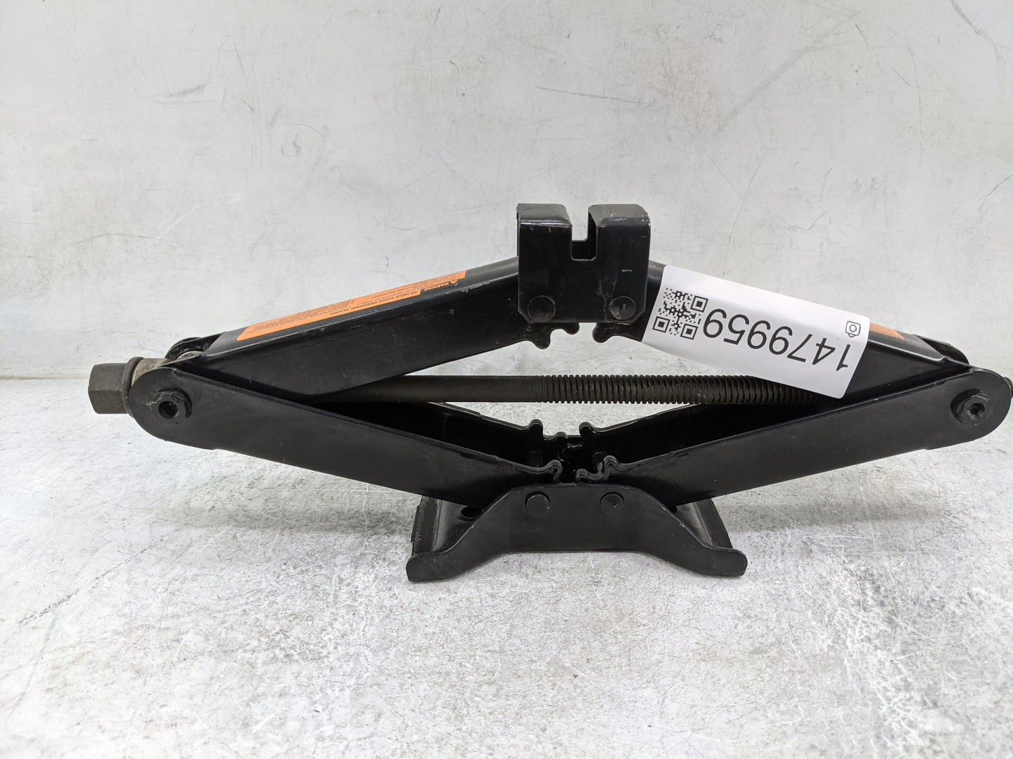 2012 Nissan Sentra Spare Scissor Car Jack Black - Oemusedautoparts1.com