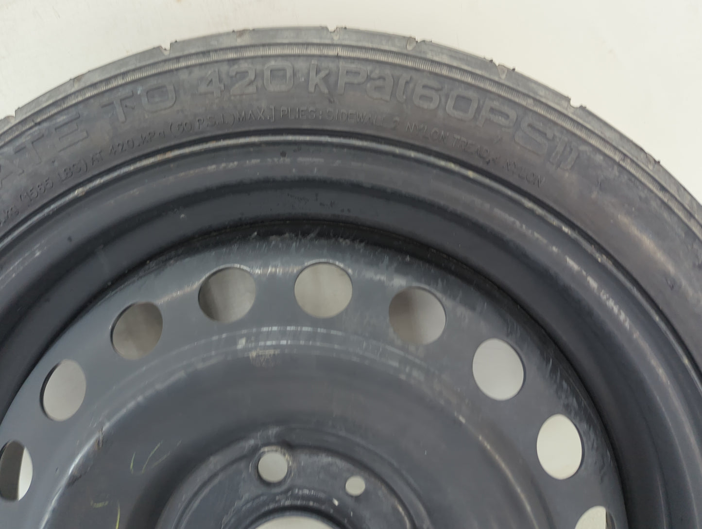 2007-2012 Nissan Sentra Spare Donut Tire Wheel Rim Oem 1491162 - Oemusedautoparts1.com