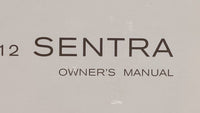 2012 Nissan Sentra Owners Manual Book Guide OEM Used Auto Parts - Oemusedautoparts1.com