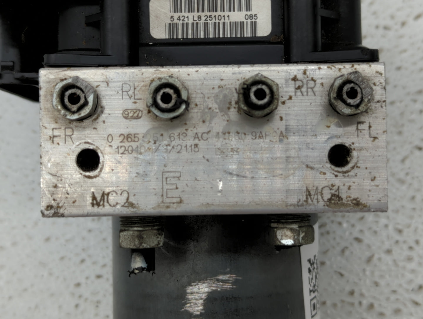 2012 Nissan Sentra ABS Pump Control Module Replacement P/N:47660 9AF0A 0 265 25 613, 0 265 951 641, 47660 9AP0A, 58620-4R001