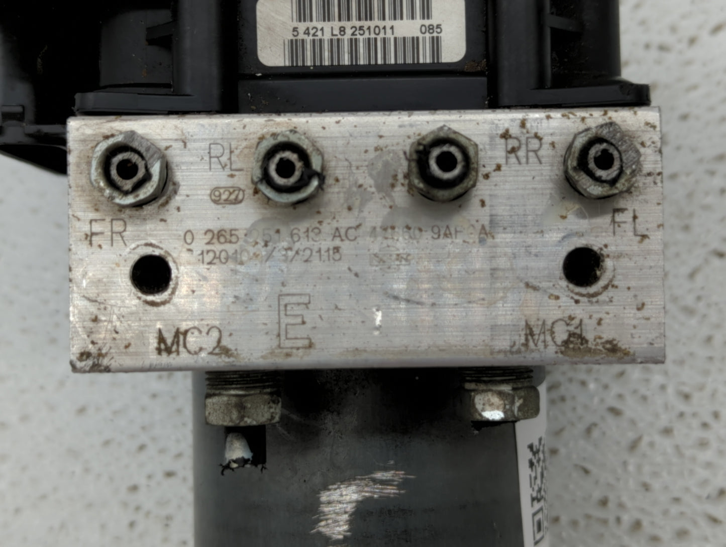 2012 Nissan Sentra ABS Pump Control Module Replacement P/N:47660 9AF0A 0 265 25 613, 0 265 951 641, 47660 9AP0A, 58620-4R001
