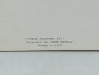2012 Nissan Sentra Owners Manual Book Guide OEM Used Auto Parts - Oemusedautoparts1.com
